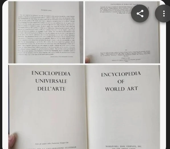 Encyclopedia of World Art COMPLETE SET 15 Volume McGraw Hill 1972 EDITION - Image 4 of 4