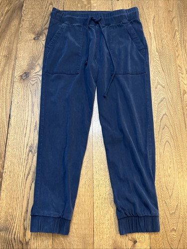 Bella Dahl Pocket Jogger Pants Drawstring Blue Wash, Women’s Small