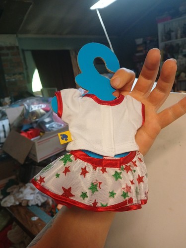 EUC~Build a Bear Smallfrys Christmas Outfit Skirt~Sweet Tulle~RARE! - Picture 3 of 6