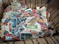 100 USA Older & Newer Air Mail Usa Used Stamps on Paper - Pick Lot