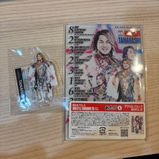New Japan Pro Wrestling Hiroshi Tanahashi Acrylic Block St
