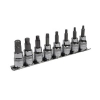 "Sealey Sechskant-Stecknuss Bit Set Lock-On 8-Teilig 3/8\" Vierkantantrieb AK65603"