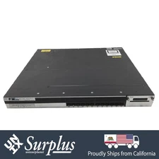 12 Port Gigabit SFP Cisco Catalyst 3750-X Series Managed Switch Single PSU