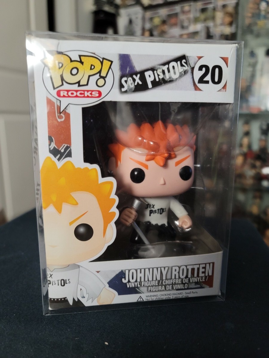 セックスピストルズ、ジョニーロットン　ファンコポップ FUNKO POP! ROCKS #20 JOHNNY ROTTEN SEX PISTOLS AUTHENTIC