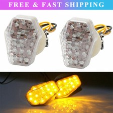 FOR SUZUKI CLEAR FLUSH MOUNT INDICATORS FIT GSXR600 K1 K2 K3 K3 K4 2001-2004 lo