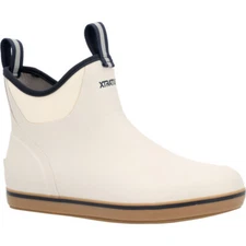 Xtratuf Men's 6 in Ankle Deck Boot - Ivory/Navy XMAB100