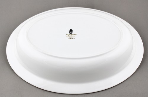 WEDGWOOD FINE BONE CHINA ENGLAND ASTBURY BLACK OVAL VEGETABLE SERVING DISH 1ST! - Picture 10 of 11