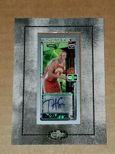 2003-04 Topps Rookie Matrix Mini Autograph Travis Hansen Auto Atlanta Hawks BYU