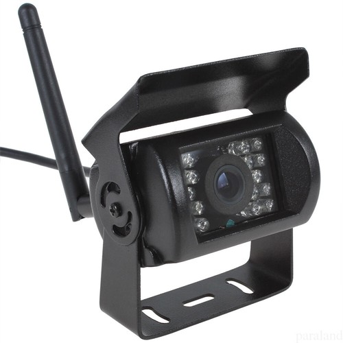 Wireless 7" Car Monitor Dual Mounts 2x IR CCD Reversing Camera For Truck Caravan - Picture 7 of 12