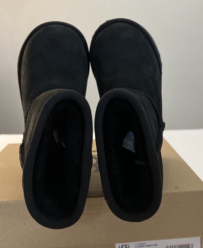 UGG TODDLER CLASSIC WEATHER SHORT BLACK WATERPROOF SIZE 7 BOOTS/ 1019646T NEW - Picture 18 of 20