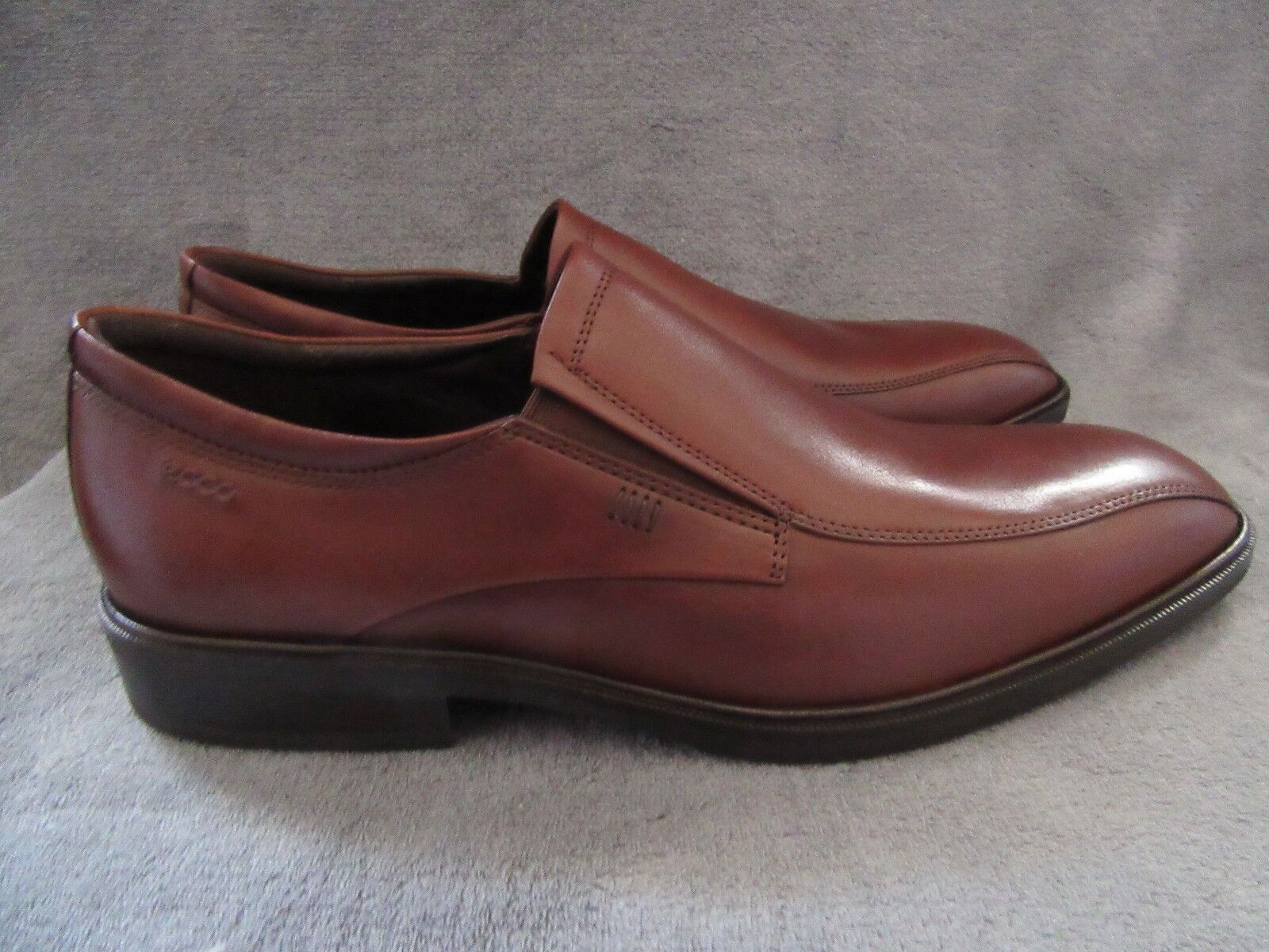 ECCO Illinois Walnut Pelle Bike Toe Slip - On Shoes US 11 - Slip 11.5 M EUR 45 NWB 9cbb23 ECCO Illinois Walnut Pelle Bike Toe Slip - On Shoes US 11 - Slip 11.5 M EUR 45 NWB 9cbb23