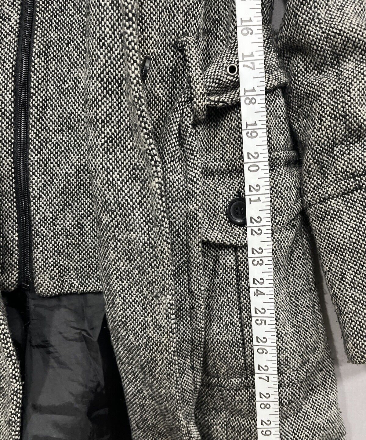 Donnybrook Authentic Outerwear Black White Belted… - image 13