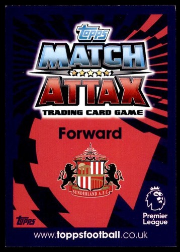 Match Attax 2016-2017 Duncan Whatmore Sunderland Base card No. 268 - Picture 2 of 2