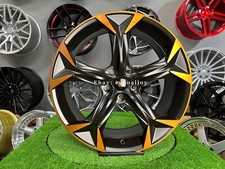 4 x 20 Inch 5x112 Satin Black/Bronze Wheels: Fits For Cupra Leon Born Ateca