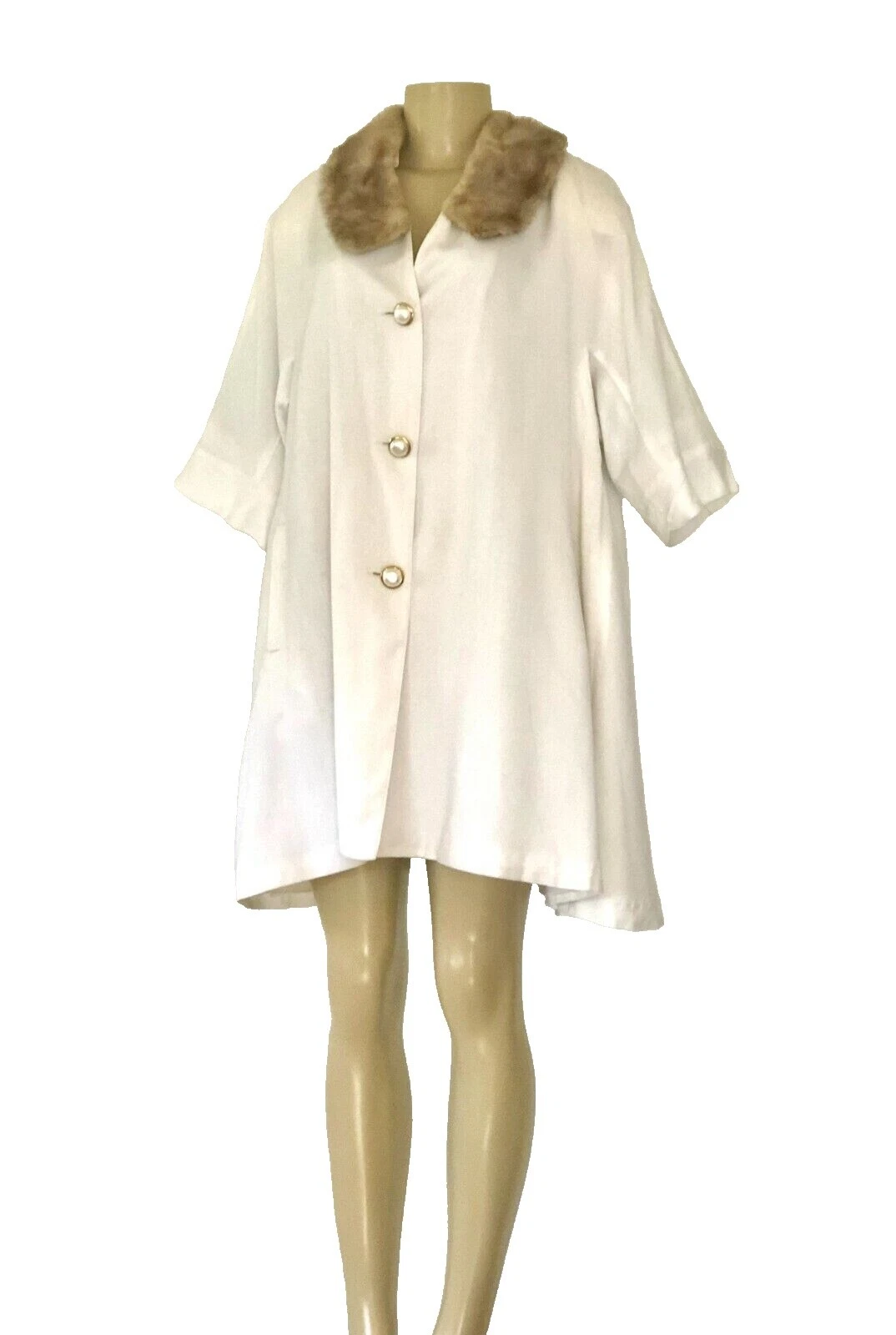Mezcla de algodón blanco vintage abrigos, chaquetas y chalecos para Mujeres