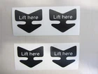 4 pieces lift here boat sticker boat sticker lift here sticker...