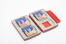 3x Dane Elec CF Cards in weatherproof case (1X 128MB, 2X 256MB)