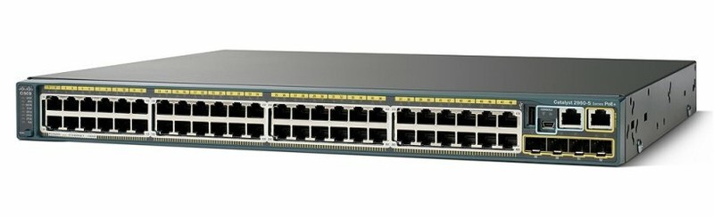 Cisco WS-C2960S-48FPS-L switch with C2960S Tested ios 15.x  2960 w/stack Module