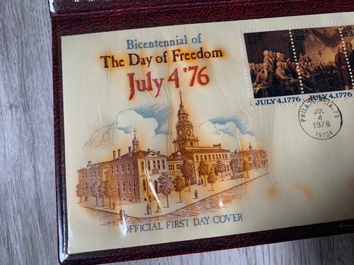 BICENTENNIAL OF THE DAY OF FREEDOM JULY 4 ‘76 FIRST DAY OF ISSUE 4 STAMP SET - Picture 4 of 7