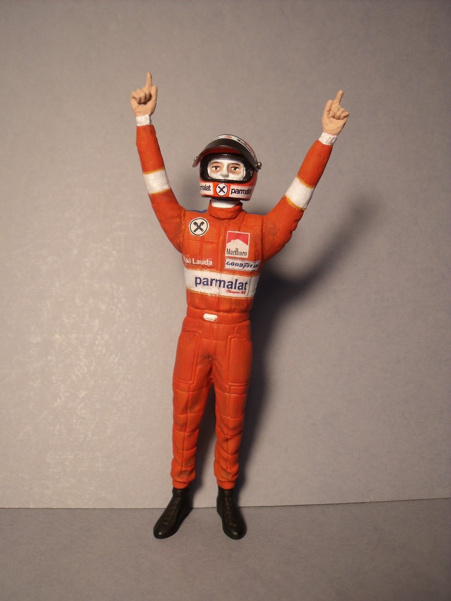 Figurine 1/18 Senna Winner – Résine Non Peinte (pour Minichamps/Mattel)