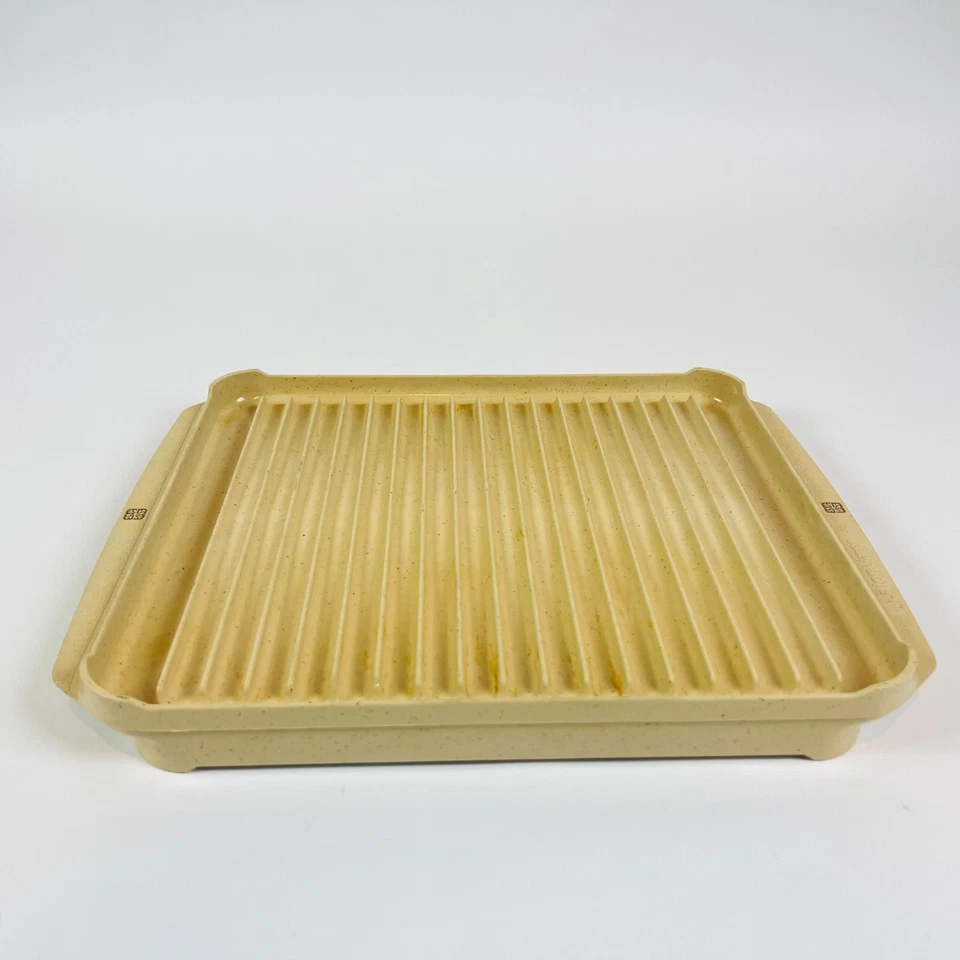 LittonWare Reversible 13 x 10 Microwave Oven Bacon Tray Roasting Rack 39437 - Image 2 of 4