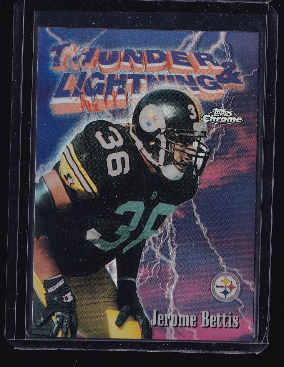 JEROME BETTIS 1997 Topps Chrome Season's Best Refractors #8 Steelers Rams HOF