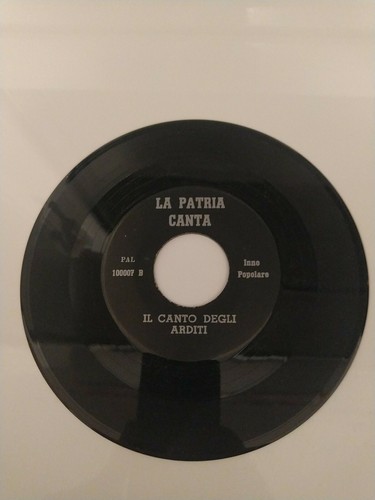 GIOVINEZZA : IL CANTO DEGLI ARDITI-NUOVO(1175) VINILE 45 Giri