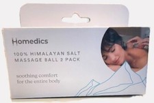 Homedics 100 Himalayan Salt Massage Ball 2 Pack Soothing Comfort For Your Body