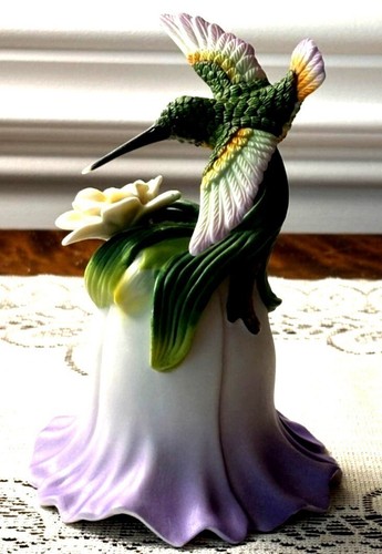Vintage, 2000, Avon, Collectible, Bell, Hummingbird, Porcelain ,Ceramic, Like Ne - Picture 4 of 5