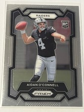 2023 Panini Prizm #360 Aidan O'Connell Rookie Card RC Las Vegas Raiders. rookie card picture