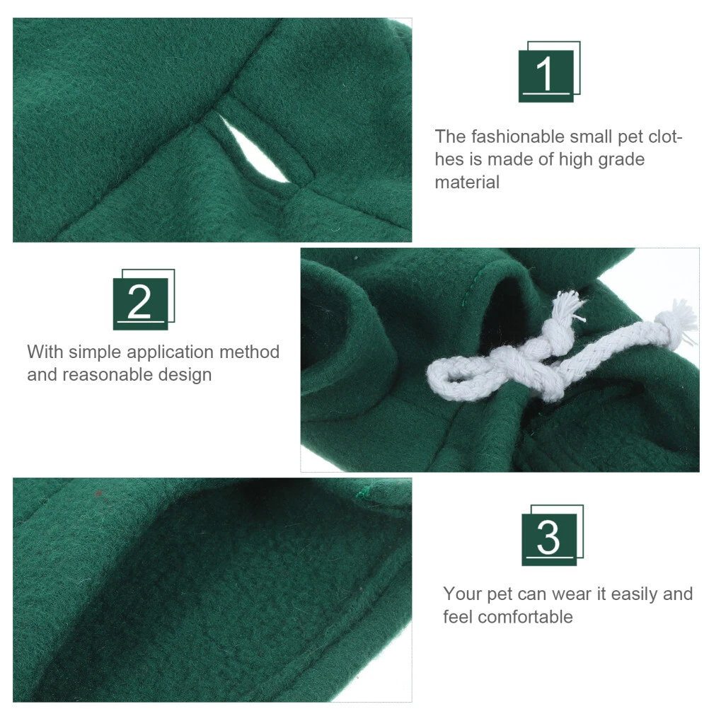 VETEMENTS Squirrel Ferret Maglione per Animali Domestici Abbigliamento per Furetti Felpa con Cappuccio Furetto