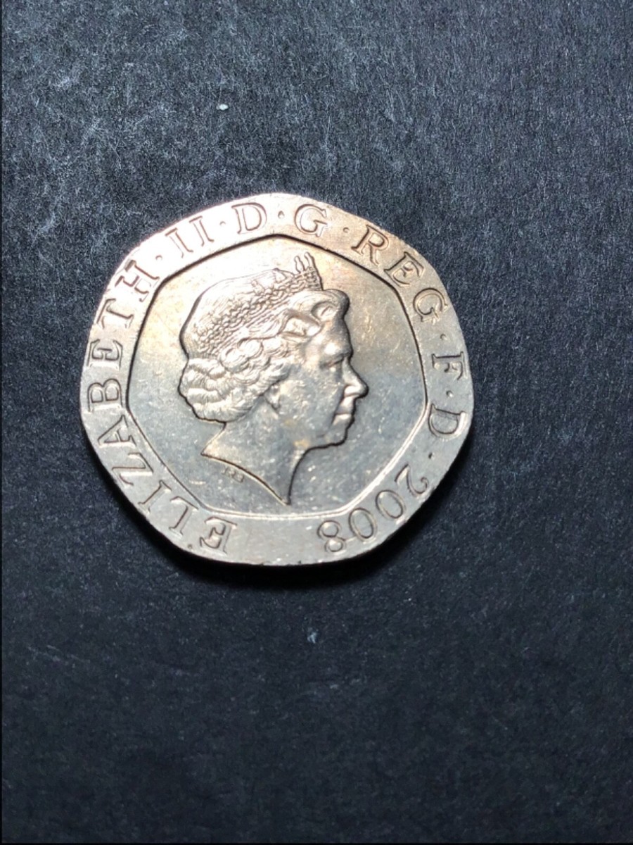 2008 Queen Elizabeth II D.G.REG.F.D twenty Pence UK Coin in AU