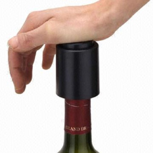 Teal Vacuum Sealed Red Wine Bottle Spout Liquor Flow Stopper Pour Cap Preserver - Picture 3 of 12