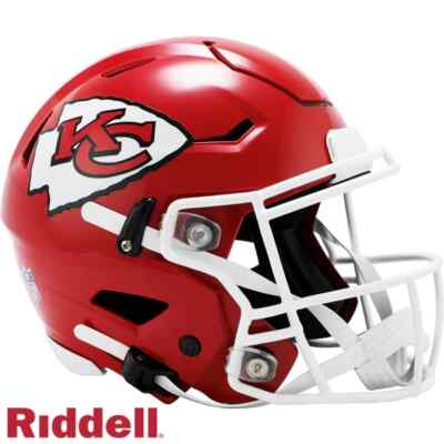 NIB Riddell Kansas City Chiefs Full Size Speedflex Helmet Red White