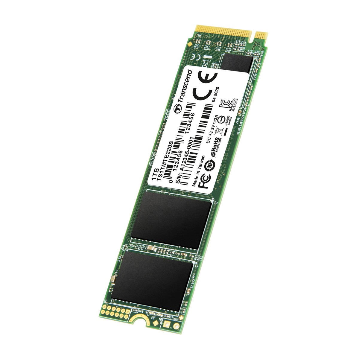 【SSD 1TB 2個セット】Transcend M.2 NVMe 1TB Transcend NVMe PCIe Gen3x4 M.2 2280 3D TLC SSD 220S | eBay