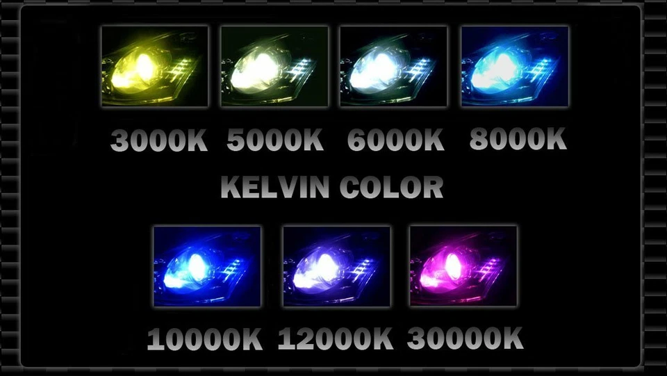 Pair H4/9003/Hb2 12000K Violet Purple Bi-Xenon Hi-Low Headlight HID Light Bulbs - Image 2 of 3