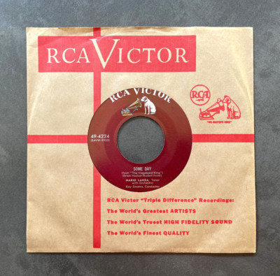 7'' Mario Lanza - Some Day / Sylvia - US RCA Maroon