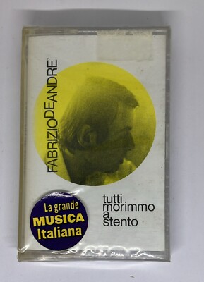Fabrizio De Andre' Tutti Morimmo A Stento - MC7 Musikkassette Neu  Versiegelt