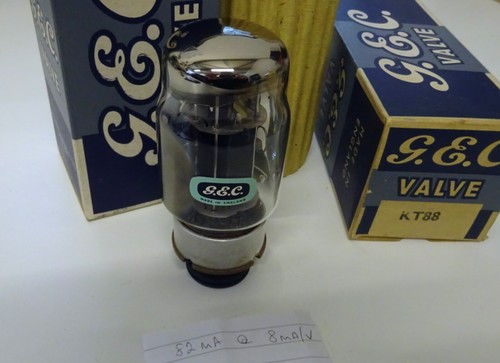 Vintage 1960s Matched GEC KT88 VALVES Matched Pair AVO VCM163 Tested - Picture 3 of 10