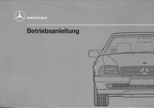 MERCEDES SL 500 R 129 Betriebsanleitung 1989 Bedienungsanleitung 300 300-24 BA