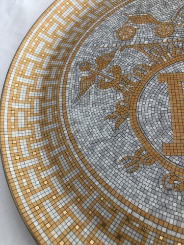HERMES mosaïque Au 24 -1 Plat A Dessert Tarte Gateau - Neuf NEW - 32 Cm - Bild 4 von 11