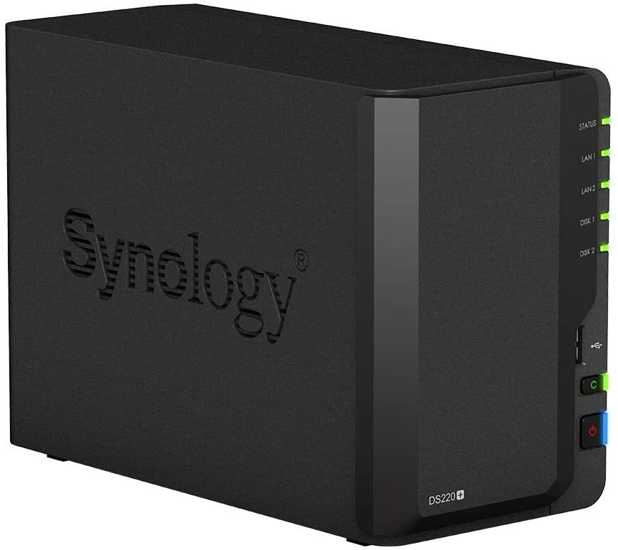 New Synology Diskstation DS220+ NAS Server, Celeron CPU, 6GB