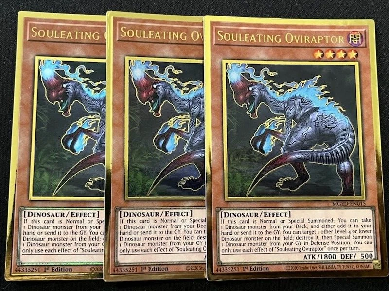 YUGIOH DINOSAUR DECK- EVOLZAR DOLKKA- LAGGIA- OVIRAPTOR- TYRANNO- EVOLUTION PILL - Image 2 of 4