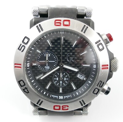 Guess Collection Steel Carbon Fiber Chronograph, GC 44500G