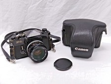 CANON F-1 35mm Film SLR Camera Body w/Cannon FD 50mm 1:1.8 Lens  Case b203