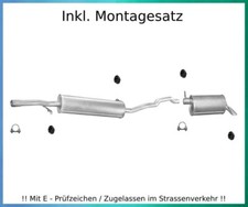 Auspuffanlage für Seat Alhambra 1.8T 20V  Auspuff Endtopf Mitteltopf Montagesatz