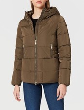 Geox Asheely Women's Parka - Dark Military - Uk 6/i 40/d 34/f 36/us 4 - Bnwt