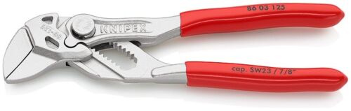 KNIPEX 86 03 125 125mm 23mm CAPACITY ADJUSTABLE PLIERS WRENCH – MADE IN GERMANY - Picture 2 of 6