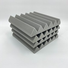 4pk Grey 2in Acoustic Foam Panel Tile Wall Studio Sound Proof 12x12x2
