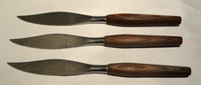 Three Vintage Mode Danish Stainless Steak Knives